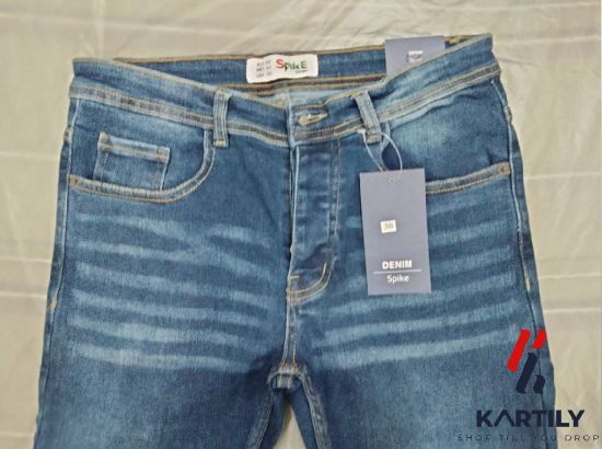 Picture of Jeans for Men - Slim fit - Navy blue