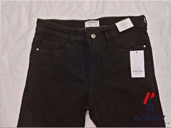 Picture of Jeans for Men - Slim fit - Jet black basic