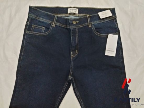 Picture of Jeans for Men - Slim fit - Navy blue basic